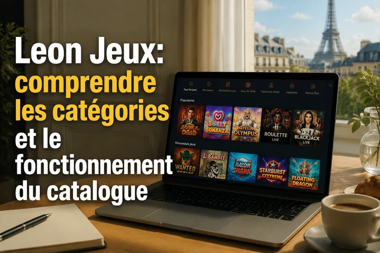 Leon Jeux: comprendre les catégories et le fonctionnement du catalogue