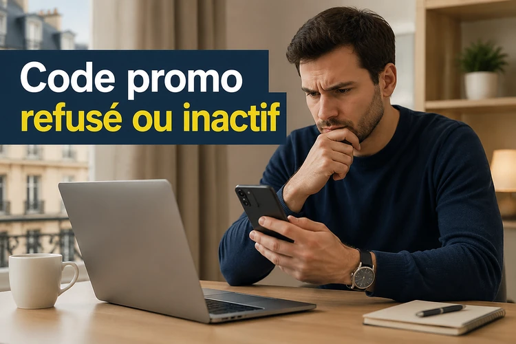 Code promo refusé ou inactif