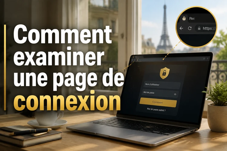 Comment examiner une page de connexion