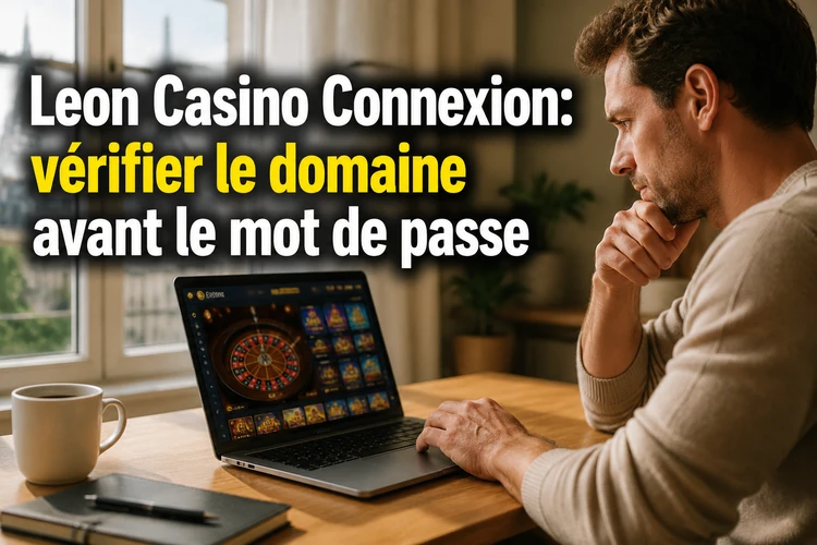 Leon Casino Connexion: vérifier le domaine avant le mot de passe