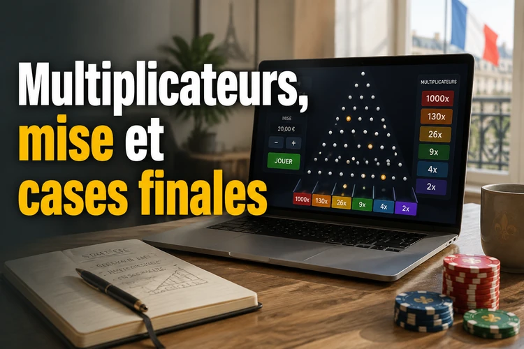 Multiplicateurs, mise et cases finales